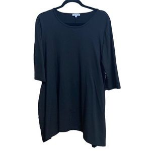 Mary Square Black Swing Tunic‎ with Pockets!